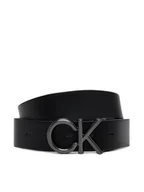 Paski - Calvin Klein Pasek Męski Adj/Rev Ck Metal Bombe Mono 35Mm K50K512829 Czarny - miniaturka - grafika 1