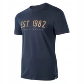 Koszulki męskie - Koszulka Magnum Ellib niebieska nadruk M - miniaturka - grafika 1