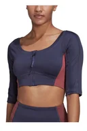 Bluzki damskie - Koszulka damska Adidas Yoga Top rozsuwana-XXS - miniaturka - grafika 1
