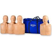 Meble i wyposażenie gabinetów medycznych - Prati-Man Advanced CPR manekin opakowanie 4 w jednym torba do przenoszenia - podwójny dorosły i dziecko z nową zaawansowaną głowicą i drogą powietrzną, w tym napęd szczęki (dystrybutor podeszwy i gwarancja Wielkiej Brytanii) - miniaturka - grafika 1