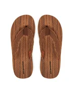 Klapki i japonki męskie - Skechers Japonki Tantric-Fritz 205098/BRN Brązowy - miniaturka - grafika 1