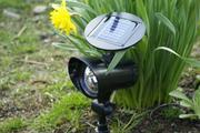 Lampy ogrodowe - Garthen Reflektor solarny ogrodowy Garth 3 x LED dioda - miniaturka - grafika 1