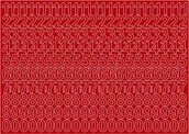 Zestawy piśmiennicze - Cyfry Samoprzylepne Czerwone 2,5cm Arkusz 276 Cyfr - miniaturka - grafika 1