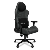 Fotele i krzesła biurowe - Fotel komputerowy biurowy YUMISU 2050 Magnetic Tkanina Gray Black - miniaturka - grafika 1