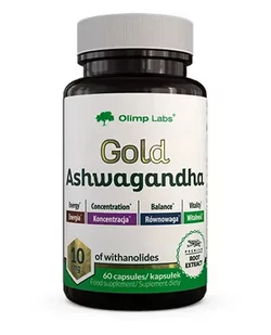 Olimp Gold Ashwagandha 60 kapsułek - Witaminy i minerały - miniaturka - grafika 1