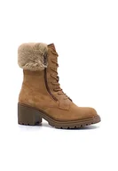 Botki damskie - Geox Damskie botki D Damiana, Toffee/Beige, 36 EU, Toffi beżowy, 36 EU - miniaturka - grafika 1