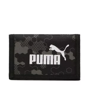 Portfele - Duży Portfel Męski Puma Phase Aop Wallet 078964 10 Puma Black/Camo Tech Aop - grafika 1