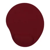 Podkładki na biurko - Podkładka pod mysz, ergonomiczna żelowa, czerwone wino, Powerton - miniaturka - grafika 1