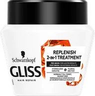 Maski do włosów - Schwarzkopf Gliss Total Repair Treatment Mask - maska do włosów 300 ml - miniaturka - grafika 1