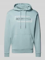 Koszulki męskie - Bluza o kroju regular fit z mieszanki bawełny z kapturem i nadrukiem z logo - miniaturka - grafika 1