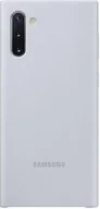 Etui i futerały do telefonów - Samsung Etui Silicone Cover Galaxy Note 10 Srebrny EF-PN970TSEGWW - miniaturka - grafika 1