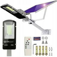 Lampy ogrodowe - LATARNIA OGRODOWA LAMPA SOLARNA NA SŁUP MOCNA 800W PANEL ULICZNA 146LED - miniaturka - grafika 1
