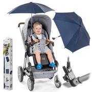 Akcesoria do wózków - Reer, Parasolka przeciwsłoneczna do wózka, UV50+, Granat - miniaturka - grafika 1
