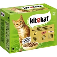 Mokra karma dla kotów - Kitekat Multipack Bujna różnorodność w sosie 12x85 g - miniaturka - grafika 1