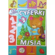 Książki edukacyjne - Cyferki misia - miniaturka - grafika 1