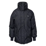 Kurtki damskie - Damska Kurtka ocieplana GUESS 4G LOGO PUFFER JACKET V4BL01WGLW2-FJ4Q – Czarny - miniaturka - grafika 1