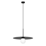 Lampy sufitowe - Czarna lampa wisząca z kloszem, na żarówkę G9 K-5372 z serii SANTE - miniaturka - grafika 1