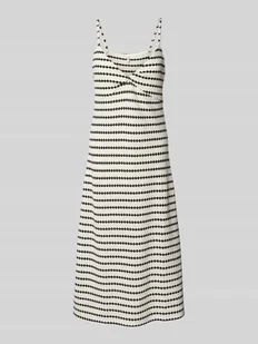 Sukienka casualowa o dopasowanym kroju z dodatkiem bawełny model ‘EVA’ - Sukienki - miniaturka - grafika 1