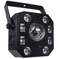 Oświetlenie i efekty wizualne - LIGHT4ME TURBO FLOWER - efekt disco LED PAR UV kula laser stroboskop ♦ 30 DNI NA ZWROT ♦ GWARANCJA DOOR-TO-DOOR ♦ SZYBKA WYSYŁKA - miniaturka - grafika 1