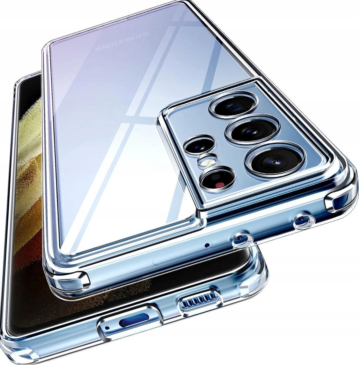 ETUI OBUDOWA POKROWIEC FUTERAŁ OCHRONNY SMARTFON PRZEZROCZYSTY HYBRYDOWY