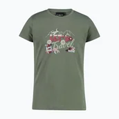 Koszulki sportowe damskie - Koszulka dziecięca CMP 34F7865 avocado - miniaturka - grafika 1