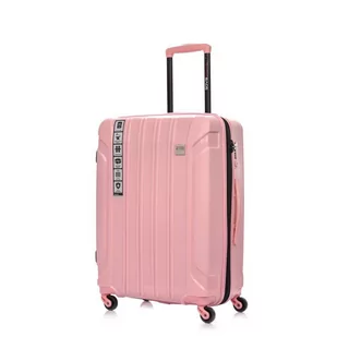 Średnia Walizka SwissBags Tourist 65cm Różowa - Walizki - miniaturka - grafika 1