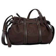 Torebki damskie - Gabor Damska torba Carina Cross Bag M, Dark Brown - miniaturka - grafika 1