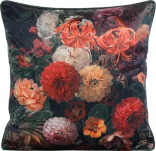 Eurofirany Poszewka 45 x 45 Dekoracyjna Velvet 110 C.Ziel+Pom - Poszewki na poduszki - miniaturka - grafika 1