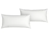 Poszewki na poduszki - LIVARNO home Muślinowe poszewki na poduszki z bawełny, 40 x 80 cm (Biały) - miniaturka - grafika 1
