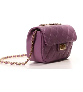 Torebka skórzana na ramię - pikowana (6503) - Torebki damskie - miniaturka - grafika 1