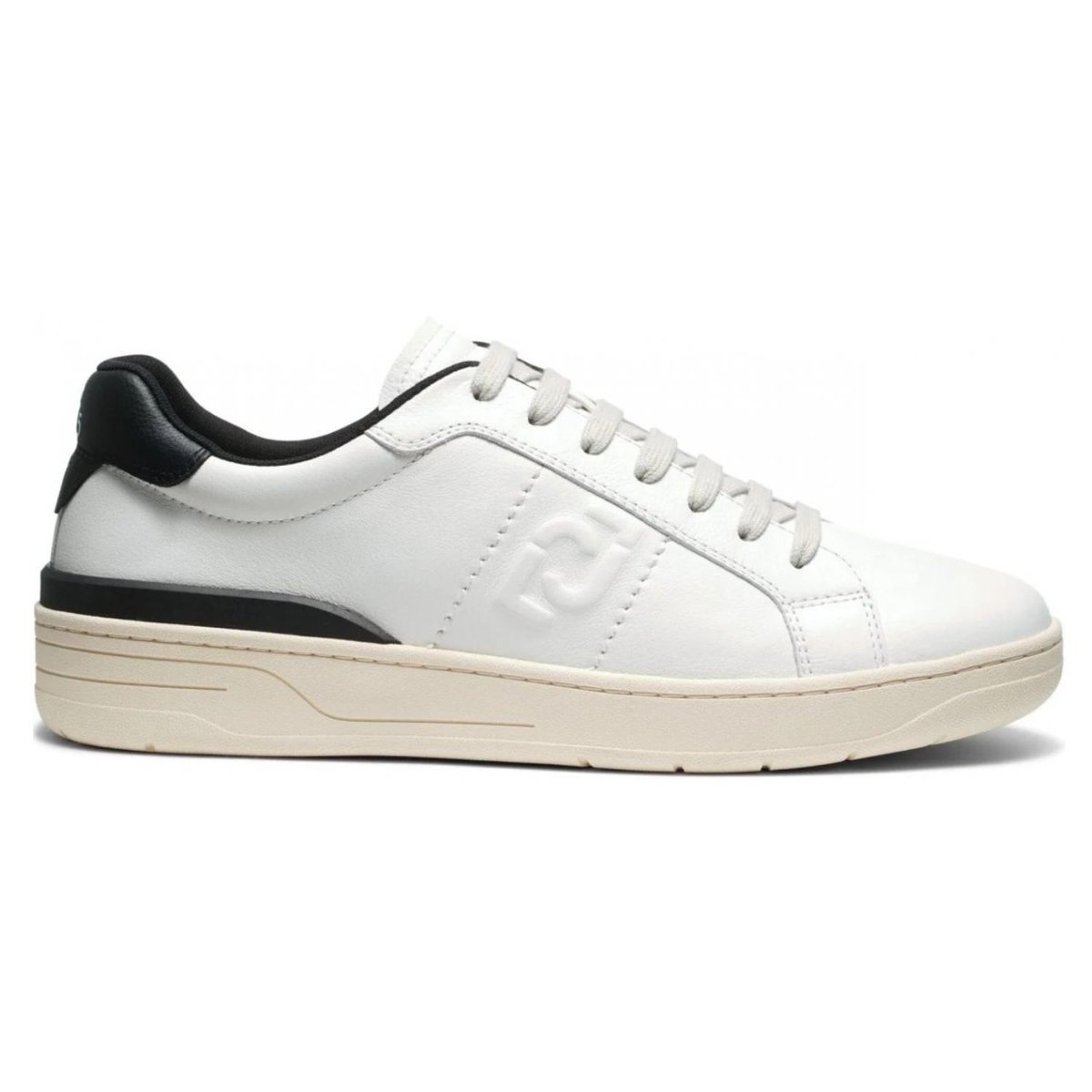 Buty męskie Liu Jo Walker 02 sportowe sneakersy skórznae białe -43