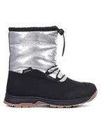 Buty dla dziewczynek - Icepeak Śniegowce Alvear 72264 100 I Srebrny - miniaturka - grafika 1
