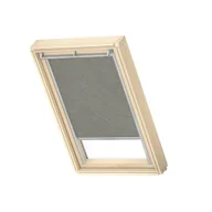 Rolety - Roleta zaciemniająca do okna dachowego 78x140 cm khaki z aluminiową ramą Velux - miniaturka - grafika 1