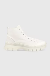 Skechers trampki damskie kolor biały - Trampki damskie - miniaturka - grafika 1
