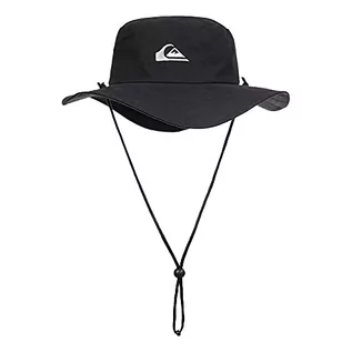 Czapki damskie - Quiksilver Bushmaster czapka typu bucket hat z daszkiem, Czarny, S-M - grafika 1