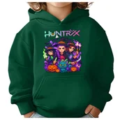 Bluzy dla dziewczynek - BLUZA DZIECIĘCA HUNTRIX HALLOWEEN 110-116 Z KAPTUREM BAWEŁNIANA JAKOŚĆ - miniaturka - grafika 1