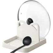 Akcesoria i części AGD - PODSTAWKA PODKŁADKA POD CHOCHLĘ POKRYWKĘ ŁYŻKĘ BEŻOWA OCIEKACZ - miniaturka - grafika 1