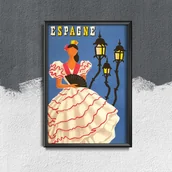Plakaty - Retro plakat Hiszpania - miniaturka - grafika 1