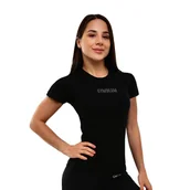 Koszulki sportowe damskie - Koszulka damska GymBeam FIT Black M - miniaturka - grafika 1