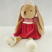 Maskotki i pluszaki - Pluszowy Królik Bunny Sisters w czerwonej spódniczce, 30 cm (Bukowski Design) - miniaturka - grafika 1