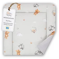 Przewijaki - Mata do przewijania dla niemowląt 75x72 cm - Miękka bawełna, nadająca się do prania - Przewijak i mata do przewijania miś - miniaturka - grafika 1