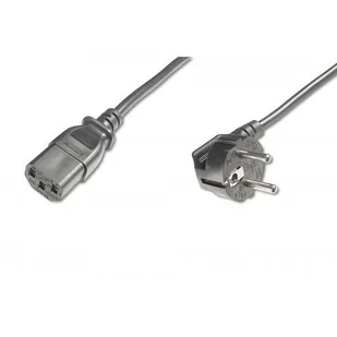 Assmann Kabel zasilający Schuko kątowy/IEC C13 m/Ż 0,75m (AK-440109-008-S) - Kable komputerowe i do monitorów - miniaturka - grafika 1