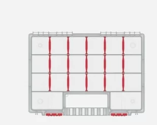 Prosperplast Organizer narzędziowy KNO35255T KNO35255T - Skrzynki i torby narzędziowe - miniaturka - grafika 1
