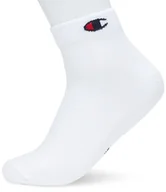 Skarpetki damskie - Champion Core Skarpety 3PP Quarter, Szary (Jasny Melanż), 35-38 EU (2-5 UK) Unisex - Dorosły -FW23, Grigio (Melange Chiaro), 35-38 EU - miniaturka - grafika 1