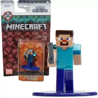 Figurki dla dzieci - Minecraft Metalowa Figurka Kolekcjonerska Steve Z Żelaznym Mieczem Nano Metalfigs 4 Cm Jada - miniaturka - grafika 1