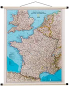 Atlasy i mapy - National Geographic, mapa ścienna polityczna Francja, Belgia, Holandia Classic, 1:1 955 000 - miniaturka - grafika 1