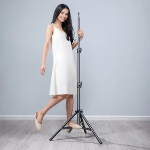 Statyw trójnożny Wozinsky WRLD-00Y1S tripod wytrzymały statyw ze stali węglowej 1.7m matowy - czarny - Statywy fotograficzne - miniaturka - grafika 1