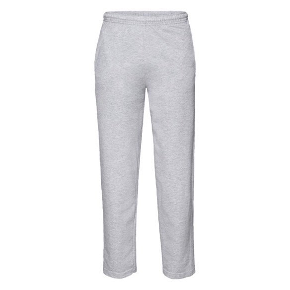Spodnie dresowe męskie Lightweight Open Leg Jog Pants Fruit of the Loom - Heather Grey XXL