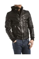 Kurtki męskie - Kurtka męska Blue Wellford Maros skórzana-XXL - miniaturka - grafika 1