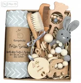 Gryzaki dla dzieci - Prezent na narodziny dziecka gryzak grzechotka eko - miniaturka - grafika 1